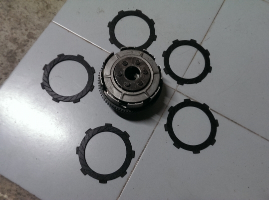 ขายอะไหล่ฯ ชุดช่วงหน้า VR. + พักเท้า ,ชุดคลาส GTO.และ ล้อแม็ก หน้าหลัง Tiger