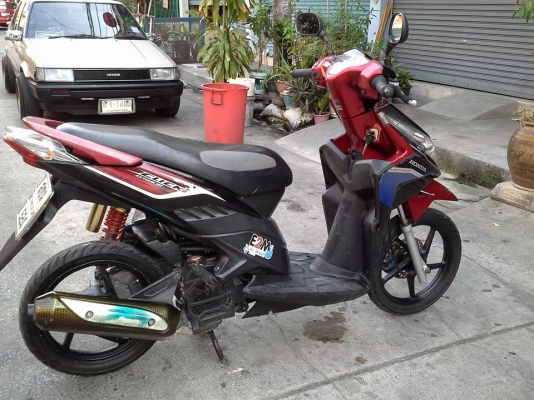 Click i ปี 53 สีแดง ดำ ล้อแม็ค รถสวย เครื่องเดิมๆ