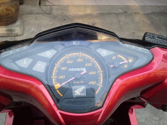 Click i ปี 53 สีแดง ดำ ล้อแม็ค รถสวย เครื่องเดิมๆ