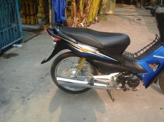 Wave 100 ท้ายดำ ปี 51 สีน้ำเงิน รถสวยมาก ตั้งขายได้เลย ซื้อใช้ก็ยิ่งคุ้ม เอกสารครบ