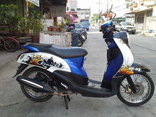 Fino ปี 53 ท่ออาร์ม สีน้ำเงิน ขาว ชุดสีสวย เครื่องแน่นๆ ทดลองขับได้จ้า เอกสารครบ