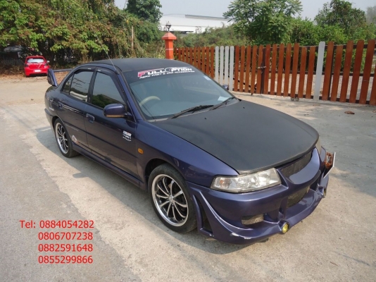ขาย Mitsubishi lancer ท้ายเบ้นซ์ แต่งสวย เกียร์ออโต้ + แก๊ส LPG +++++++