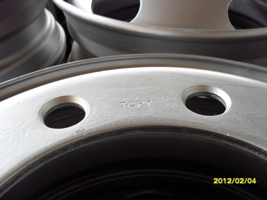 กะทะ22.5x7.50 TOPY  ใส่ยาง11R เก่าญี่ปุ่นแท้