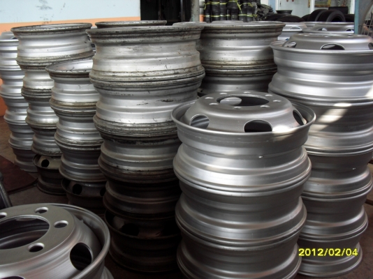 กะทะ22.5x7.50 TOPY  ใส่ยาง11R เก่าญี่ปุ่นแท้