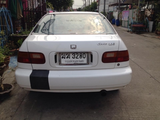 ขายครับ. Civic 4 dor ปี 95 เครื่องหัวฉีด เกียร mt. แกส LPG. ตัวท๊อปสุด. ไฟฟ้าทั้งคัน. สีพอได้ เครื่องนิ่ง ควันไม่ไหล. เครื่อง แห้งๆเลย ช่วงล่างนิ่มๆ จบๆ.โช๊คเพิ่งเปลี่ยนมา 4ต้น. แกสลงเล่ม เเล้ว. ภาษีเพิ่งต่อ ราคาไม่ต้องพูดถึงโคตรถูก. 55000. 085-359-4089 ก