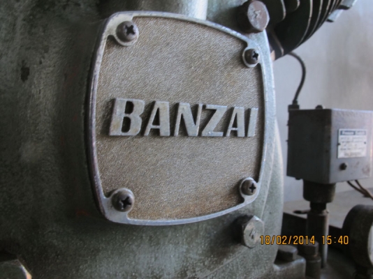 ขายปั๊มลมbanzaiของญี่ปุ่นแท้ 10แรง สภาพดี ทนทาน ขนาดใหญ่