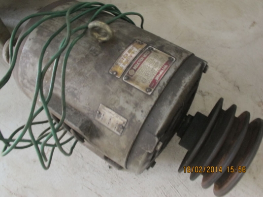 ขายมอเตอร์Hitashiใหญ่15แรงไฟ3เฟส380โวลล์แรงดีมาก นิ่ง เงียบ