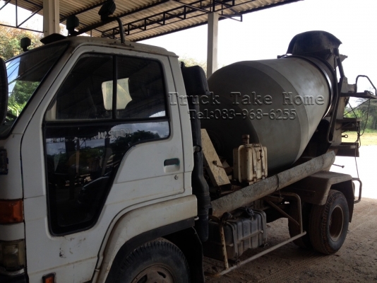 รถหกล้อโม่ปูน รถพร้อมใช้ เล่มทะเบียนพร้อมโอน