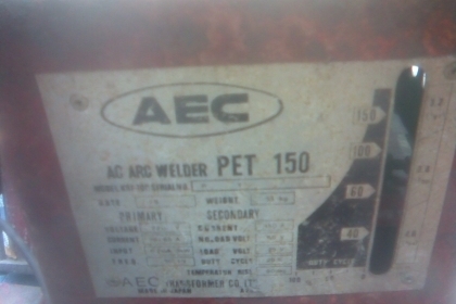 ตู้เชื่อมญี่ปุ่นแท้ 150 แอมพร้อมรถเข็นพร้อมสายสภาพพร้อมใช้งานครับพร้อมสายพร้อมหน้ากากครับขนาด 150  แอมของญี่ปุ่นแท้ครับพร้อมรถเข็นขนาดเล็กครับตัวไม่ค่อยใหญ่ครับราคานี้คุ้มมากครับ