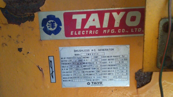 ขายเครื่องปั่นไฟฟ้า45kva