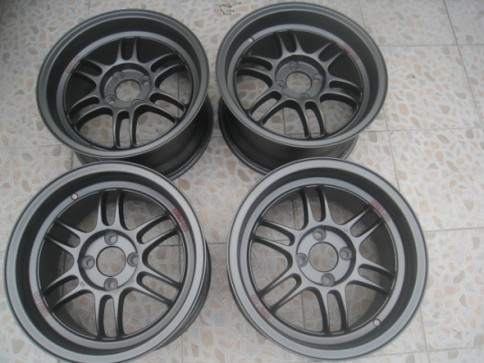 ขายล้อแม็กมือสอง RPF1 งานssw 15"x8" et35 4รู100 สีเทากัน สีเดิม ไม่มีรอยเบียด ขายทั้งชุด 8,500 บาทครับพร้อมใส่ถ่วง สนใจติดต่อเล็กคลองสามครับ 081-3747940