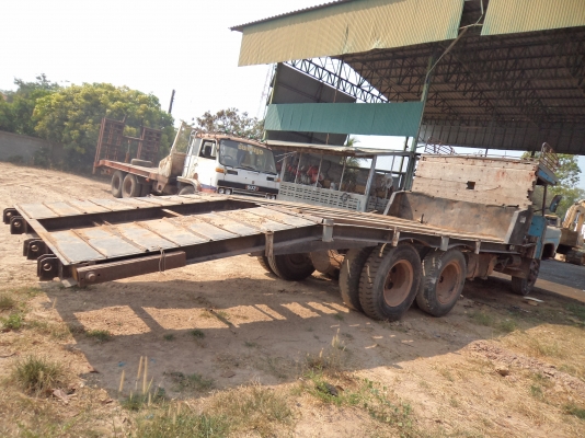 ขายถูกๆคับ255000บาทรถเทเลอร์10ล้อหัวยาว ใช้งานได้เลยคับ เอกสารครบ