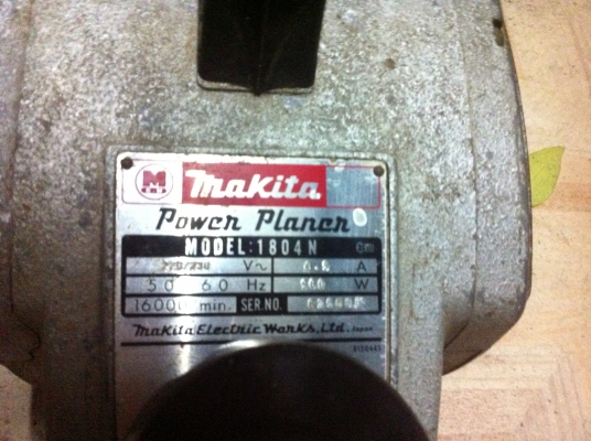 กบ makita 5 นิ้ว รุ่น 1804N เดิมๆ