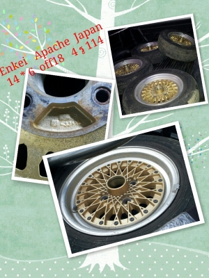 ขายล้อ Enkei 14 x 6  4 รู 114