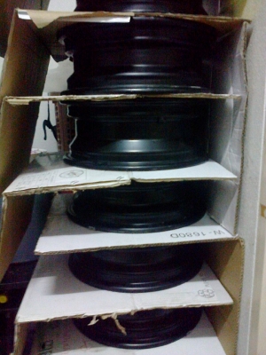 กระทะเหล็กขอบ14 4รู100