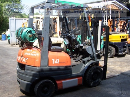 ขายรถ โฟล์คลิฟท์ TOYOTA รุ่น 6-FG14