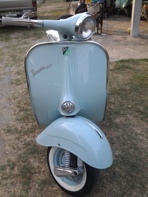 ขาย vespa 64 สวยๆสด สีฟ้า-เขียว  รถทำใหม่ครับ อินเดีย no book รถอยู่ชัยนาทครับ ราคา 48,500 บาท สนใจติดต่อได้ครับ 0826336557 โป้งครับ รับแลกรับเทรินทุกรุ่ยครับ