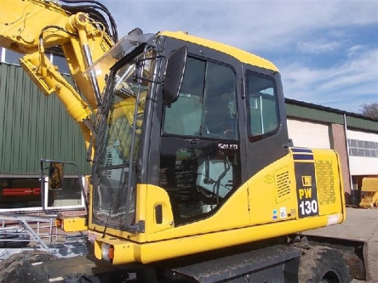 PW130-7 # K40261 : รถขุดล้อยาง Komatsu by กุ้ง:TOS:0813062283