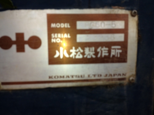 KOMATSU PC60-5