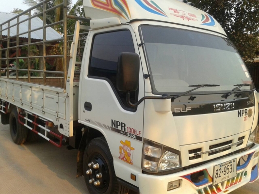 ISUZU NPR 130TURBO ห้างแท้ปี 51 กะบะยาว 4.3 ม. สภาพสวย เดิมบางนางบวช เล่มพร้อม