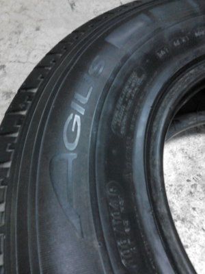 195R14 MICHELIN AGILIS ปี10 หนาสวย และ BRIDGESTONE รวม 3 เส้น   โทร.081-427-3941