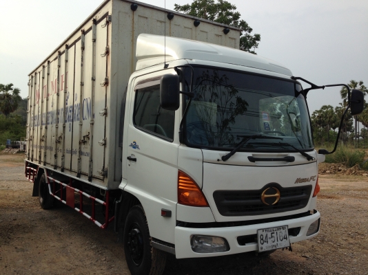 HINO  MEGA  เครื่อง 170 แรง 6 เกียร์  ยาว 6.50 ม. ตู้ 10 บาน ปี 2549