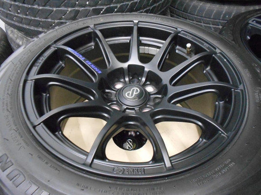ขายล้อแม็ก Enkei sc22 ขอบ 15X8" 4/100,114.3 พร้อมยางกลางปี 12/เทิร์นได้-ใส่ฟรีค่ะ