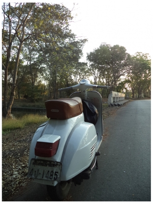 ----------- Vespa Sprint สีขาว (ทะเบียนโอน) -------------