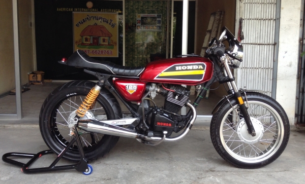 Honda wing125 cafe' มีเล่มทะเบียน ประกอบใหม่ทั้งคัน