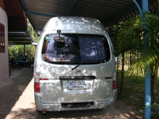 ขายรถตู้ นิสสัน urvan สภาพเยี่ยม ใช้น้อย ส่วนใหญ่จอดไว้ ไม่มีเวลาขับ