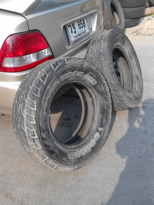 DUNLOP GRANDTREK AT3 245/70R16  มี 2 เส้น TEL.081-427-3941