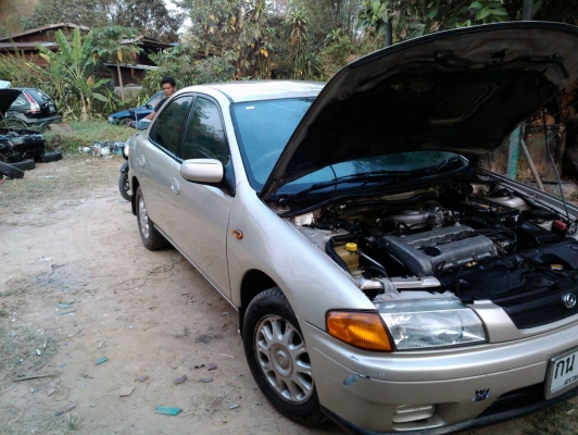 มาสด้า323ซีดาน รถสวยเดิมบางตั้งแต่ป้ายแดงปี98ขี่มันขี่ดีแอร์เย็นช่วงล่างแน่นพร้อมใช้