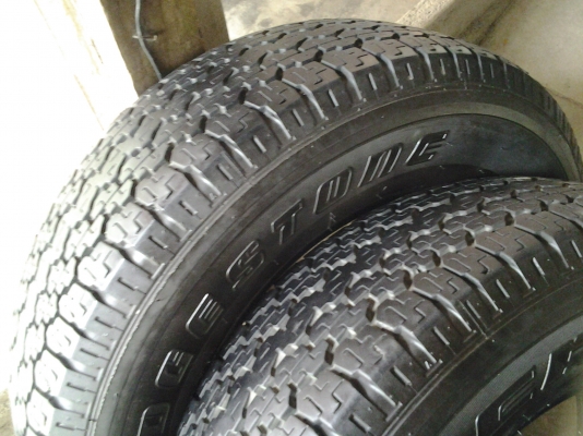 ยางบริสโตน 245/70/16 สภาพสวย ยางบริสโตน 245/70/16 สภาพสวย