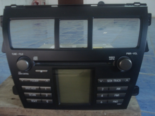 ขายวิทยุซีดี พร้อมหน้ากากสีดำเดิมๆ New Vios 2012