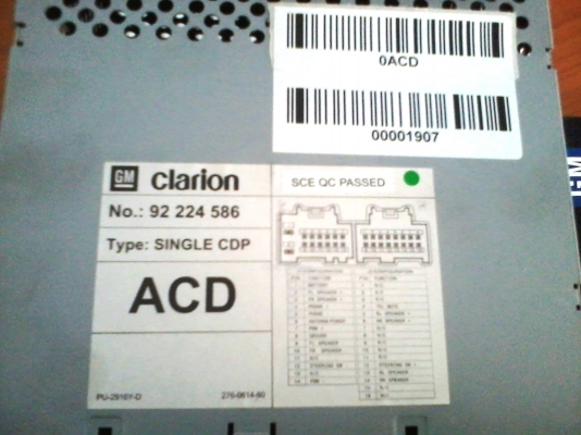 ขายชุดเครื่องเสียงรถยนต์เชฟโรเลตมือสอง Chevrolet Captiva DE-CPV09