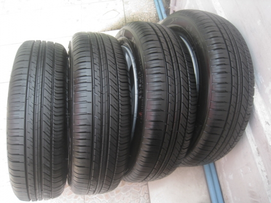 ขายล้อแม็กป้ายแดง New city 15"x5.5" et45 4รู100 พร้อมยางสัปดาห์ที่02 ปี14 สนใจติดต่อเล็กคลองสามครับ (081-3747940)