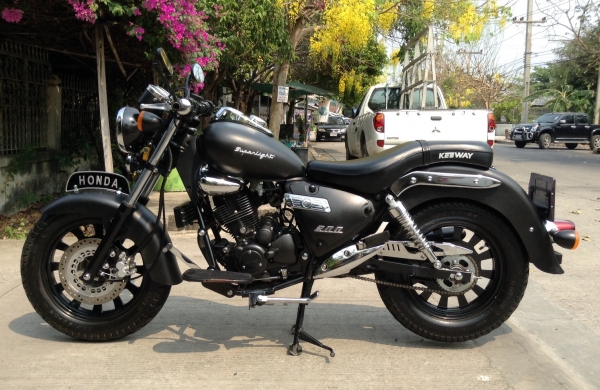 ด่วนๆครับ รถเหมือนใหม่ Keeway200 cafe' ทะเบียนเต็มโอน