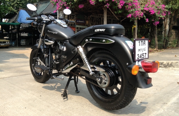 ด่วนๆครับ รถเหมือนใหม่ Keeway200 cafe' ทะเบียนเต็มโอน