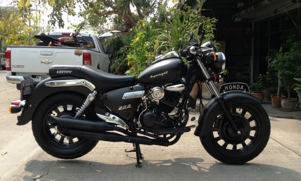 ด่วนๆครับ รถเหมือนใหม่ Keeway200 cafe' ทะเบียนเต็มโอน