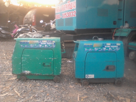 ขายเครื่องเชื่อมและปั่นไฟ DENYO มีให้เลือก2เครื่อง ขายเครื่องเชื่อมและปั่นไฟ DENYO มีให้เลือก2เครื่อง