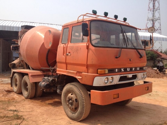 ขายรถโม่ปูน โม่โซ่ 5 Q isuzu ktm เครื่อง240 cc รถแจ้งจอดไว้ สภาพพร้อมใช้งาน