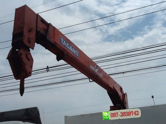 ขายรถบรรทุก 6 ล้อใหญ่ ติดเครน ยกได้ 2 ตัน HINO