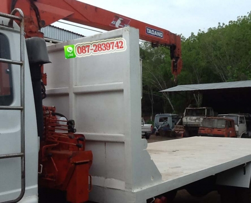 ขายรถบรรทุก 6 ล้อใหญ่ ติดเครน ยกได้ 2 ตัน HINO