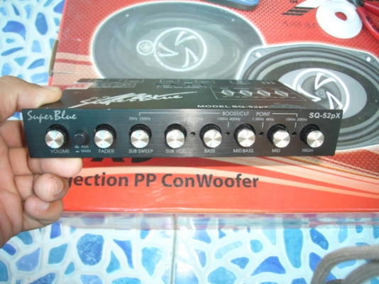 ขายปรี Super Blue SQ 52PX  4แบนด์มีครอสปรับข้างหน้า