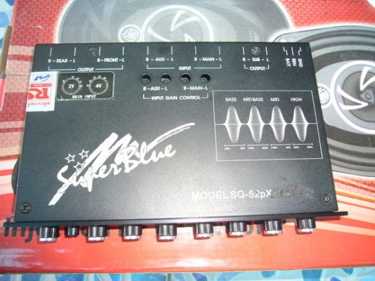ขายปรี Super Blue SQ 52PX  4แบนด์มีครอสปรับข้างหน้า