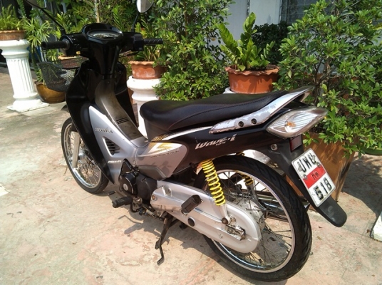 wave 125i หัวฉีด เครื่องดี กุญแจใหญ่ สีเทาดำ กท518