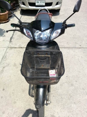 wave 125i หัวฉีด เครื่องดี กุญแจใหญ่ สีเทาดำ กท518