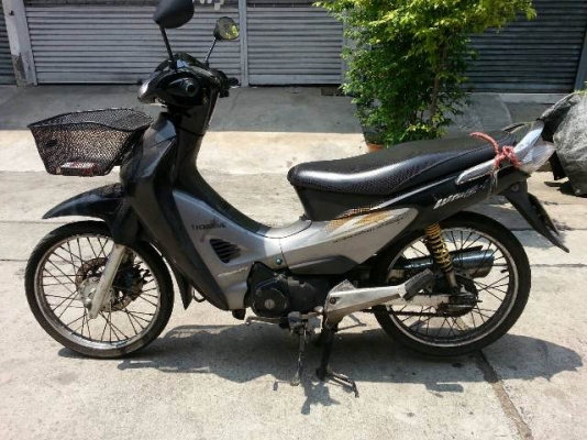 wave 125i หัวฉีด เครื่องดี กุญแจใหญ่ สีเทาดำ กท518