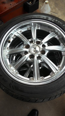 ขายแม็กขอบ 15 พร้อมยางดอกสวยๆปี 12