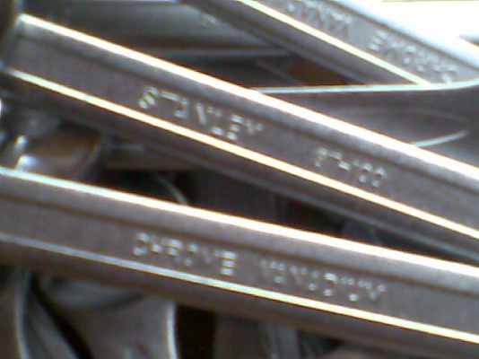 ขายประแจทั้งหมด เบอร์ 14-15 ทั้งกอง